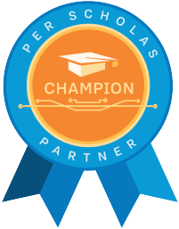 Per Scholas champion partner badge