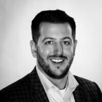 Adam Shea Black and White headshot