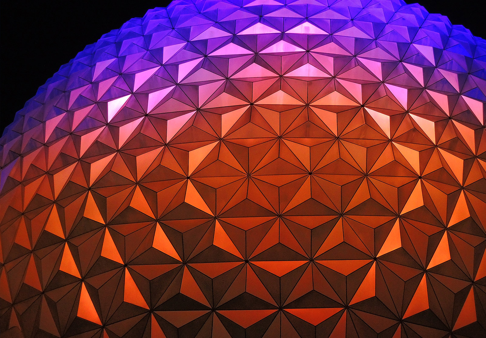 Lights on Disney's Epcot