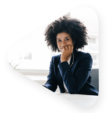 Woman on laptop building a high performance team