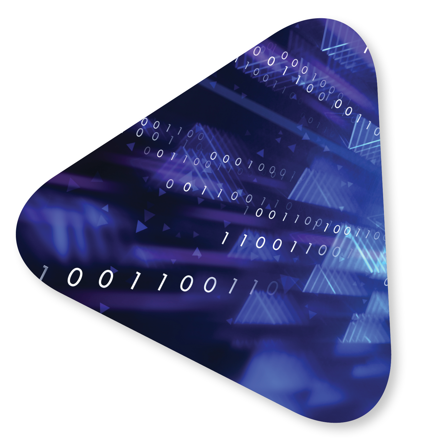 binary code on computer monitor screen background representing machine learning