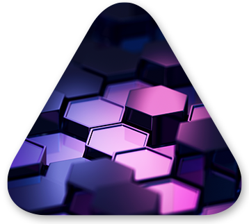 puple hexagons