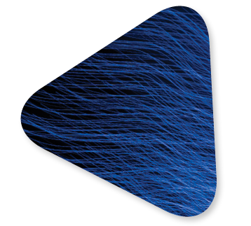 Colorful blue lines