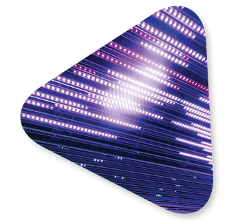 Multicolored lines of light