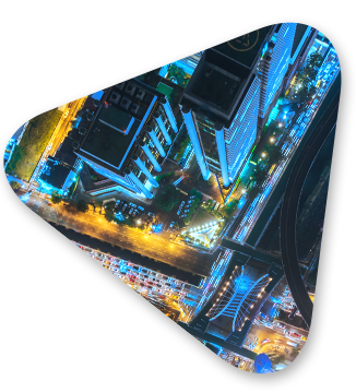 overhead view of cityscape showing path to better customer experience
