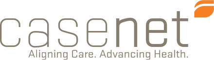 casenet gold and orange logo