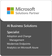 Microsoft Solutions Partner AI Business Solutions Specialist Badge