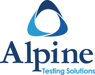 alpine blue and white logo