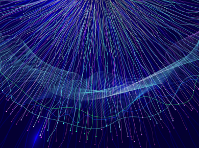 colourful abstract light strobes