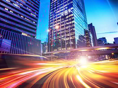 Abstract image of a highway