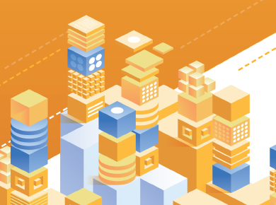 Building blocks cityscape