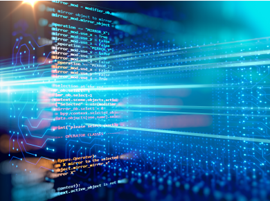Programming code abstract of software developer and Computer script