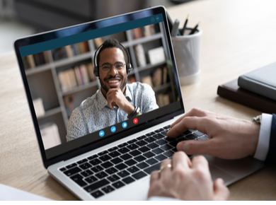 virtual interview laptop