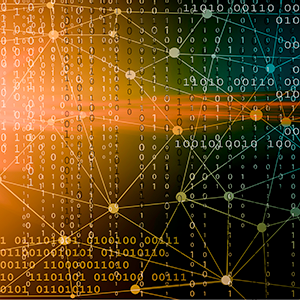 Connected data network representing secure hybrid cloud integration and data movement