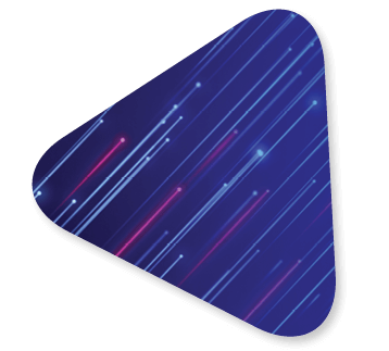 abstract lighting in triangle