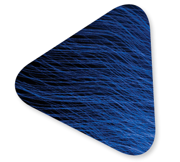 Colorful blue lines