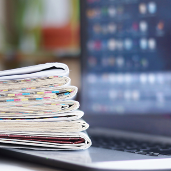 Stack of medical files
