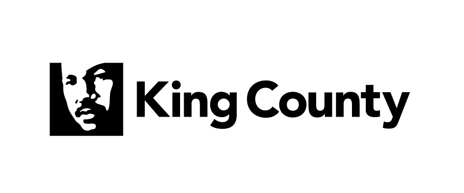 king county logo in black and white
