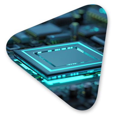 Close up of a motherboard