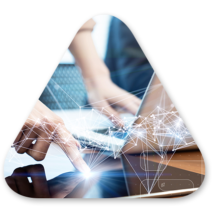 People using tablets and laptops