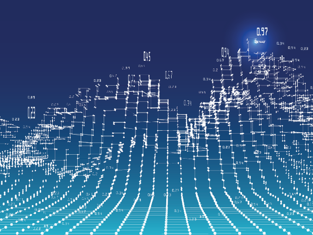 A wave of digital code