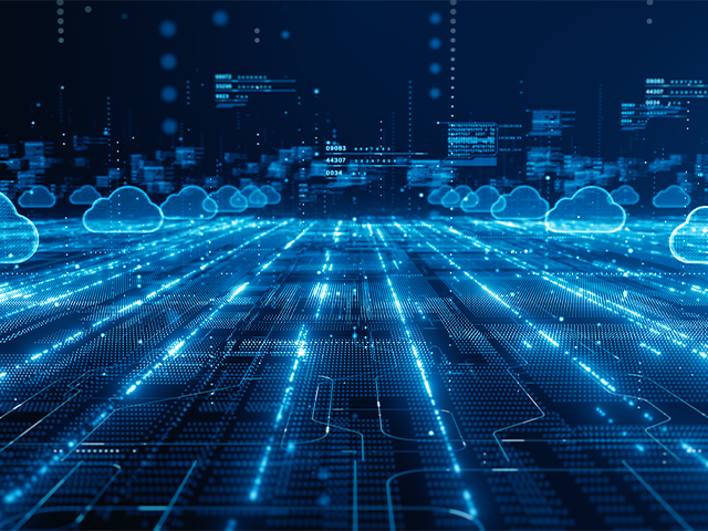 abstract image depicting salesforce data cloud