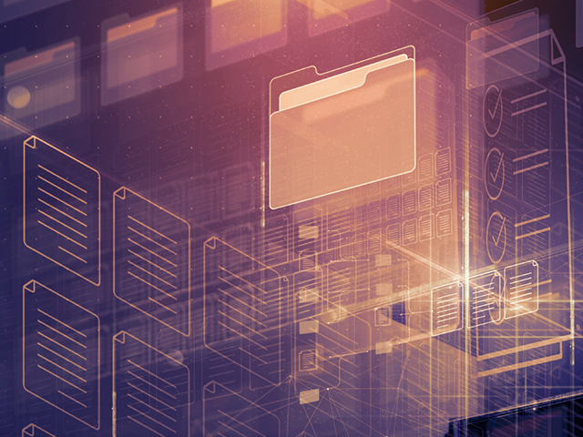 abstract depiction of intelligent document processing
