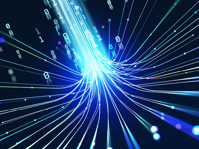 abstract depiction of tech