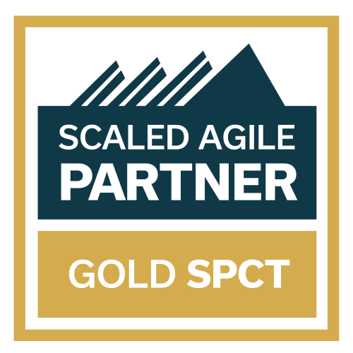 Scaled Agile Partner logo, Gold Specialty