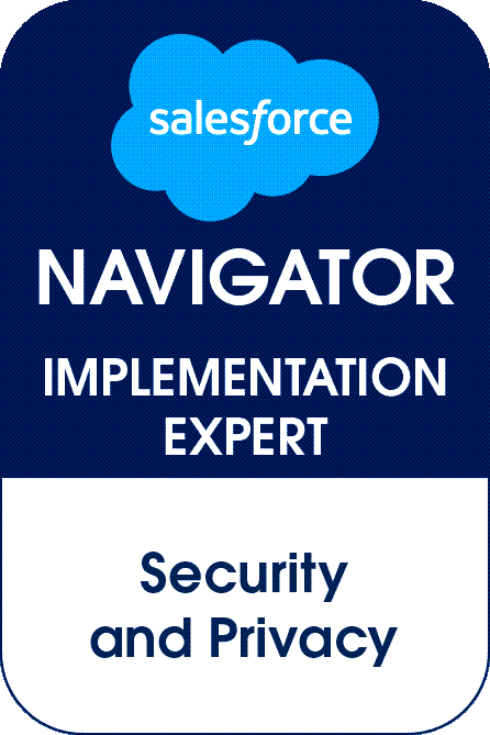 Salesforce Navigator Implementation Expert Security and Privacy Badge