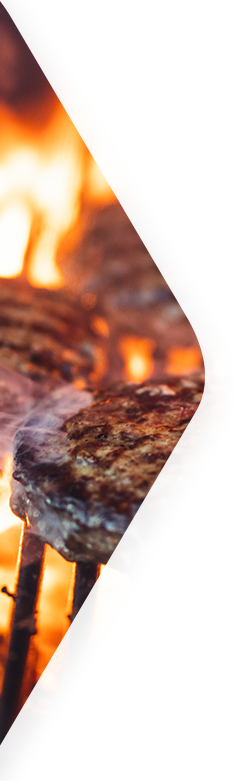 flame broiled burger