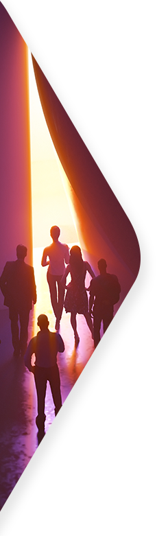 navigating a new talent experience side angle triangle