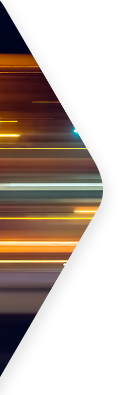 Blurred multi-coloured triangle