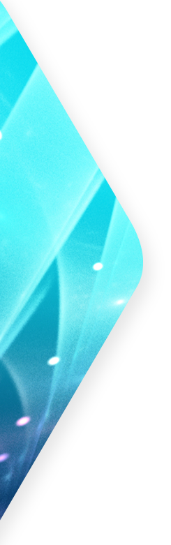 Side triangle with a blue swirl effect
