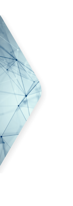 Side triangle with shades of blue