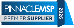 Pinnacle MSP Premier supplier 2024 badge