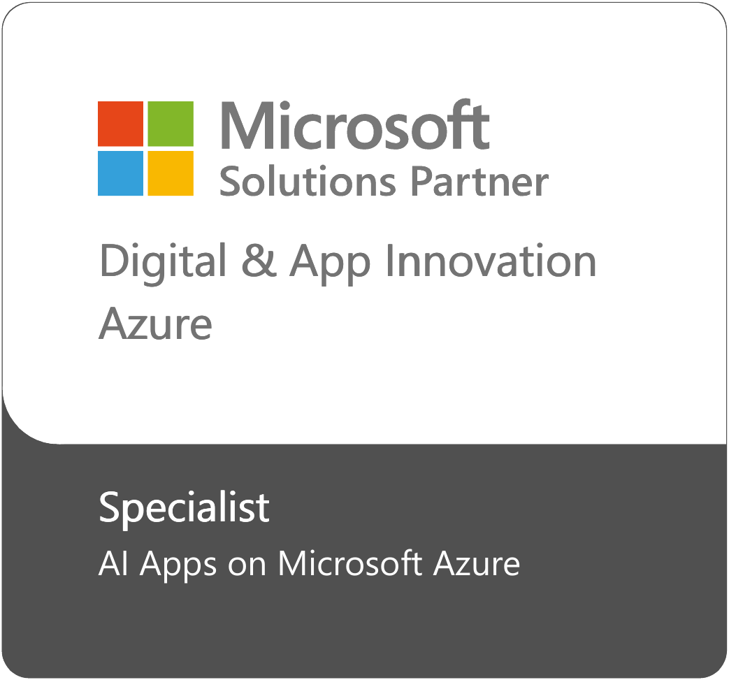 Microsoft Solutions Partner Badge – Digital and App Innovation Azure Specialist – AI Apps on Microsoft Azure