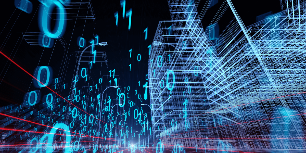 Binary code imagery