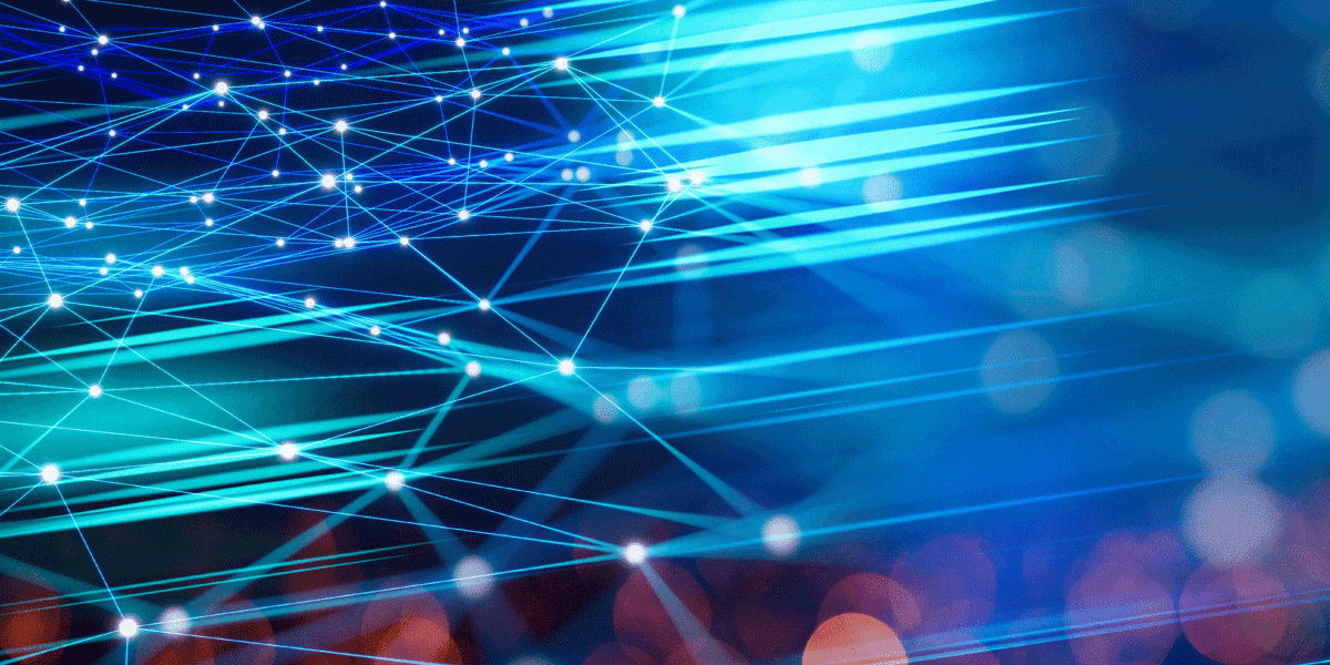 brightly colored digital data connectors