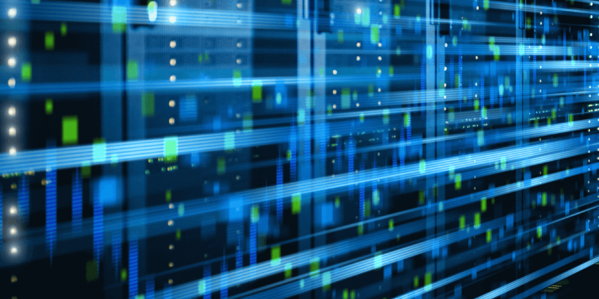 large brightly colored secure network infrastructure server