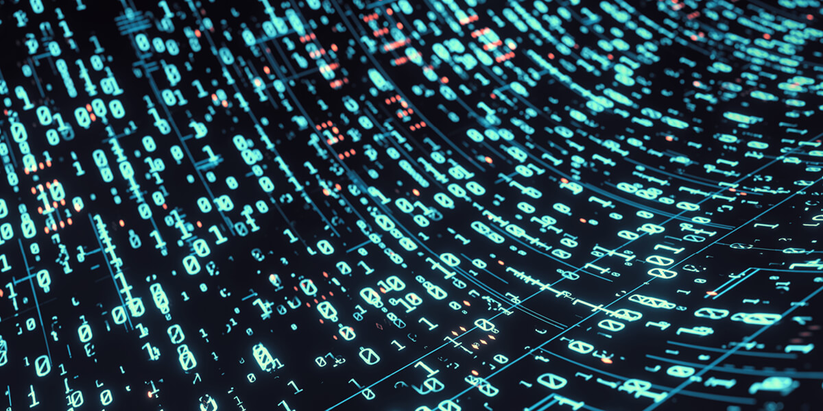 Numbers symbolizing your technology