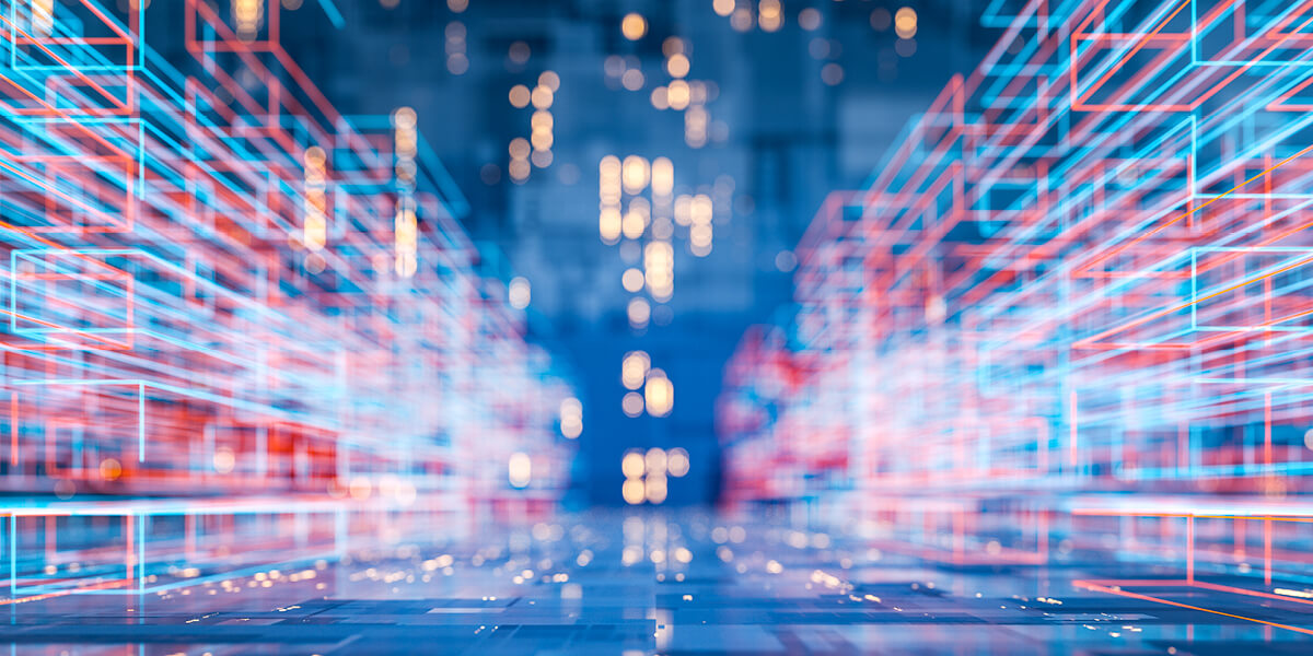 a colorful grid symbolizing data analytics