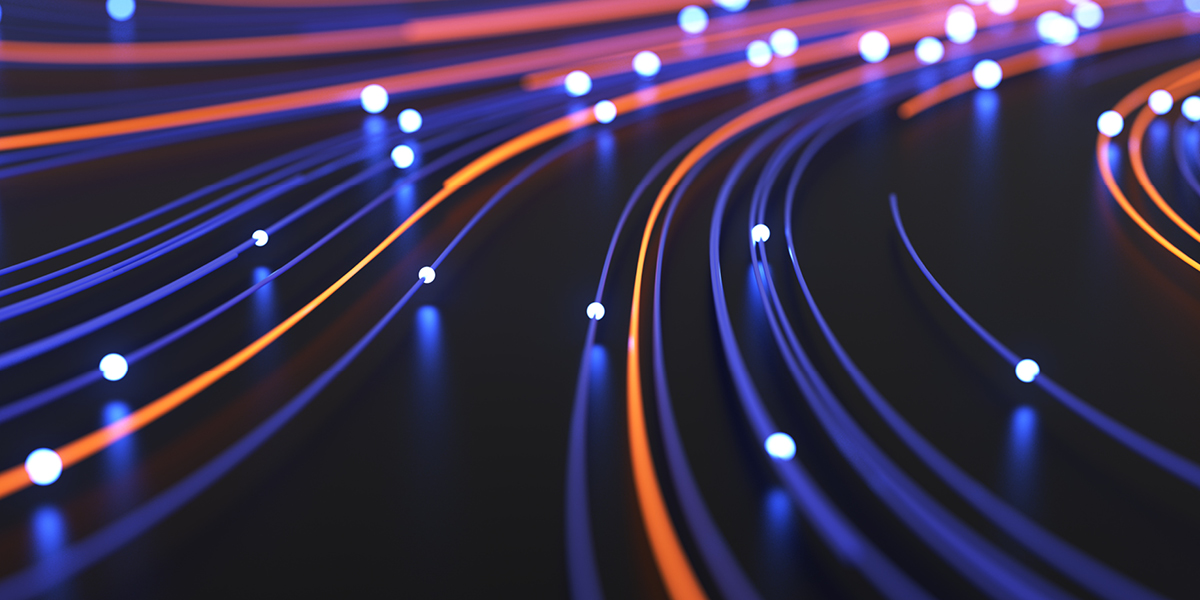 colorful lines of data