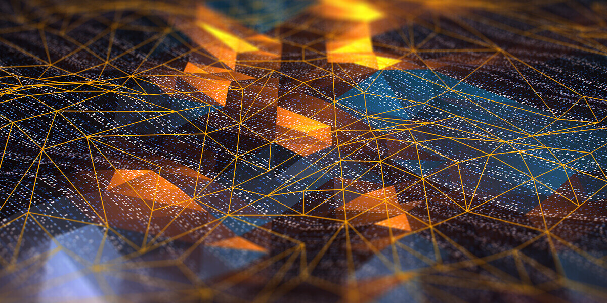 harvest colored digitized landscape