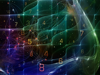 smarter technology represented by an a colorful abstract image and digital number overlay