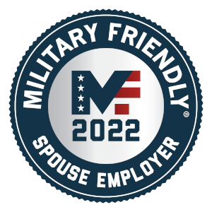 2022 MIlitary Friendly Spouse Employer honor