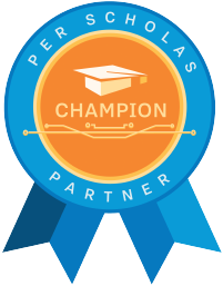 Per Scholas champion partner badge