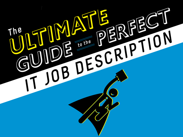 Ultimate guide to the perfect IT job description superhero icon