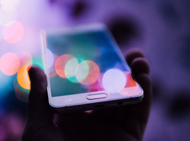 mobile phone used to digitally enhance consumers experience
