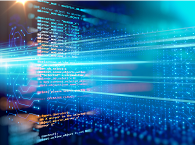 Programming code abstract of software developer and Computer script